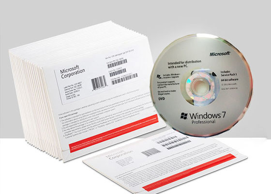 정품 Win 7 Pro DVD/창 7 전문적인 라이센스 키 소프트웨어 영어 버전